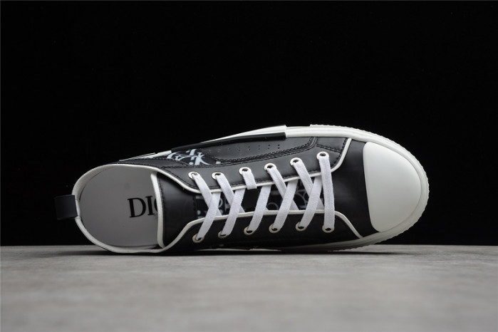 b23 oblique low black white sneakers t00480h051