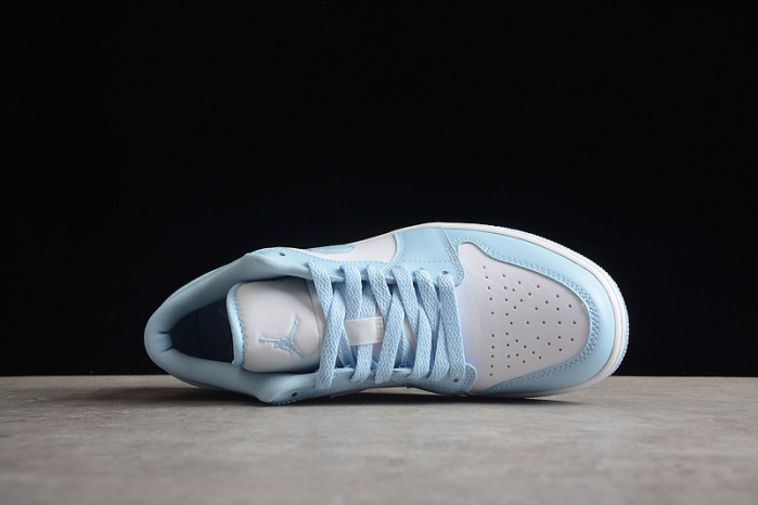 air jordan 1 low white ice blue dc0774-141